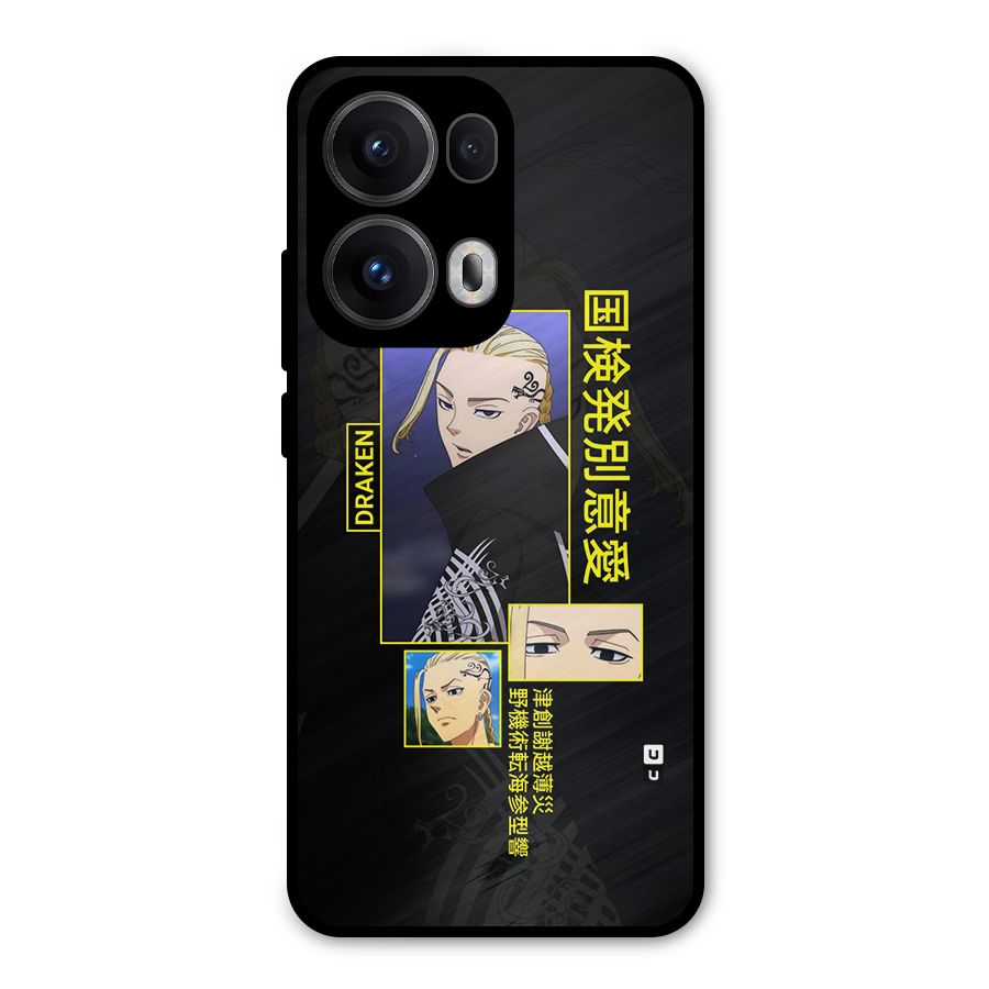 Draken Manji Gang Metal Back Case for Oppo Reno13 Pro