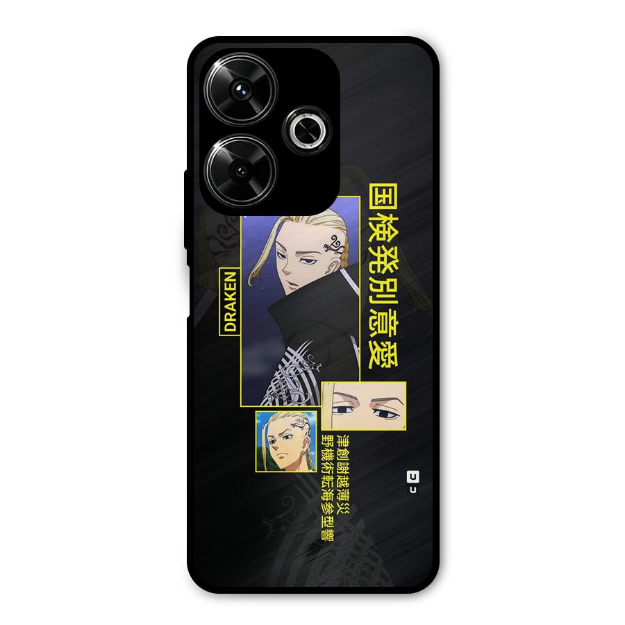 Draken Manji Gang Metal Back Case for Poco M6 Plus