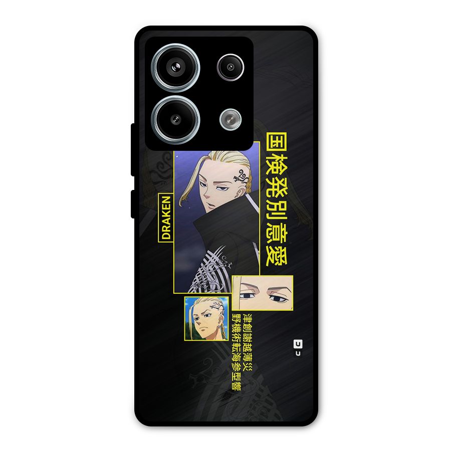 Draken Manji Gang Metal Back Case for Redmi Note 13 Pro 5G