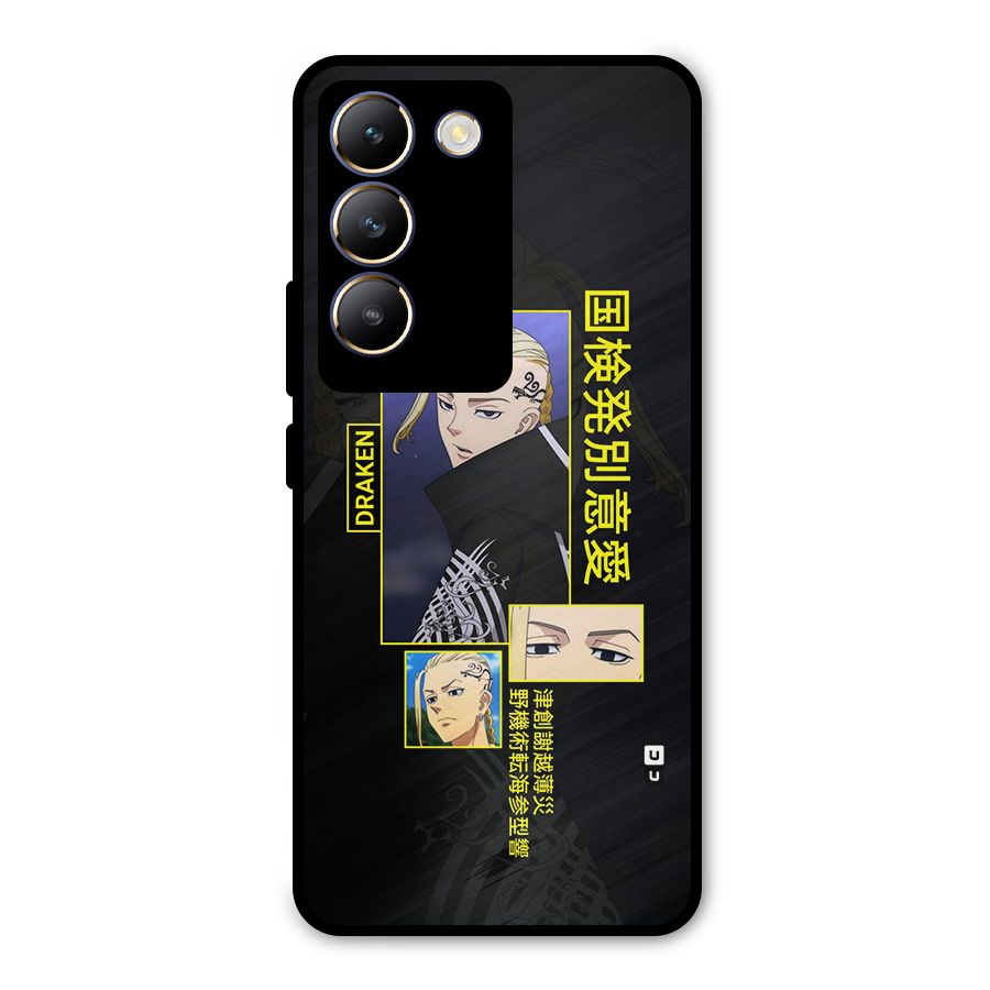 Draken Manji Gang Metal Back Case for Vivo T3 5G