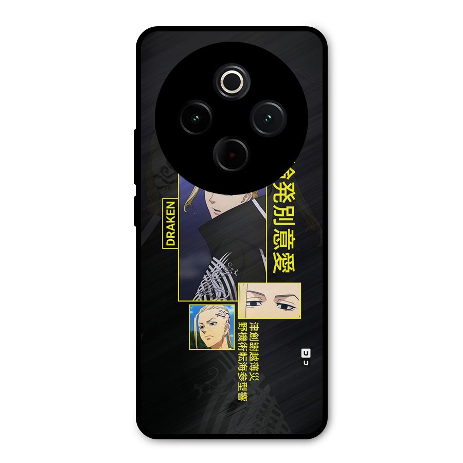 Draken Manji Gang Metal Back Case for Vivo T4