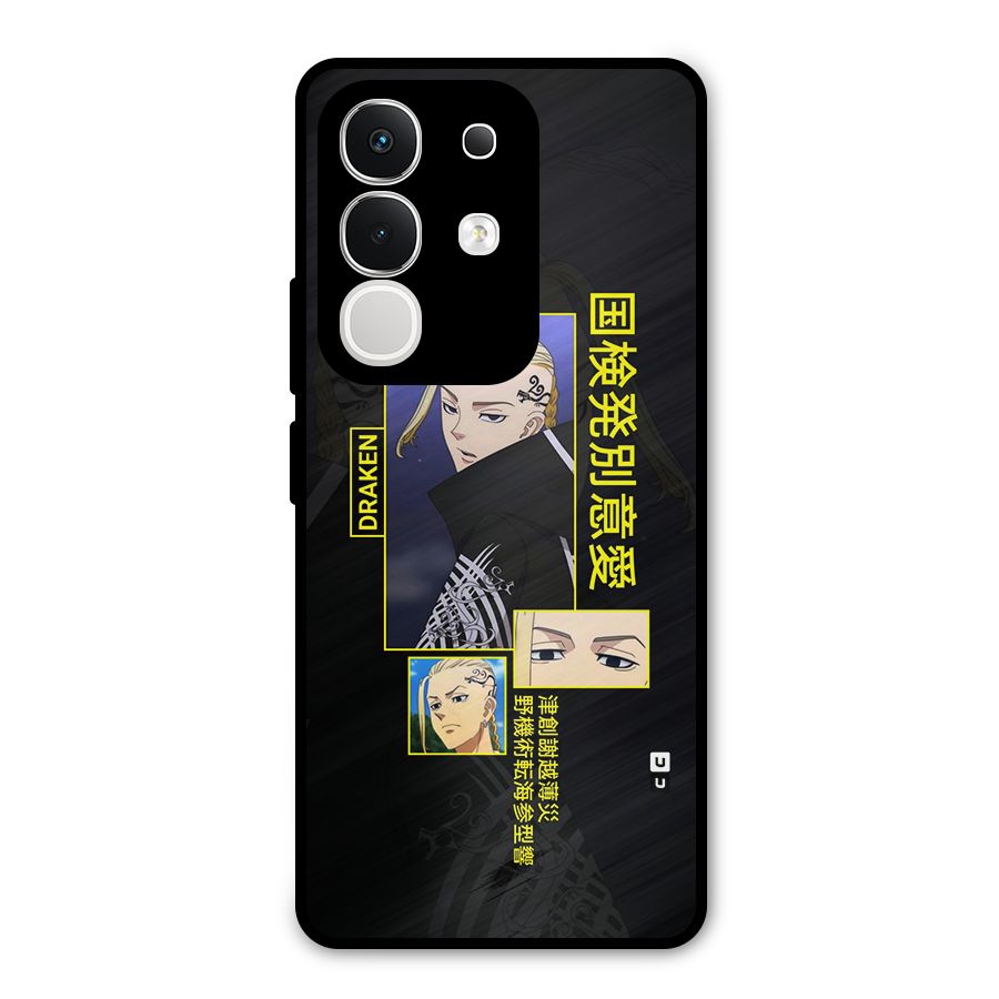 Draken Manji Gang Metal Back Case for Vivo T4x