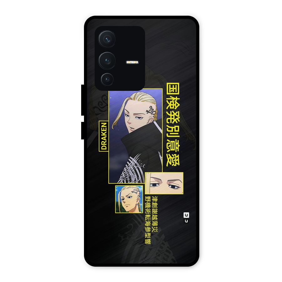 Draken Manji Gang Metal Back Case for Vivo V23 5G