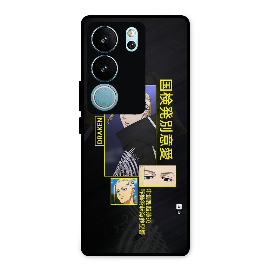 Draken Manji Gang Metal Back Case for Vivo V29 Pro