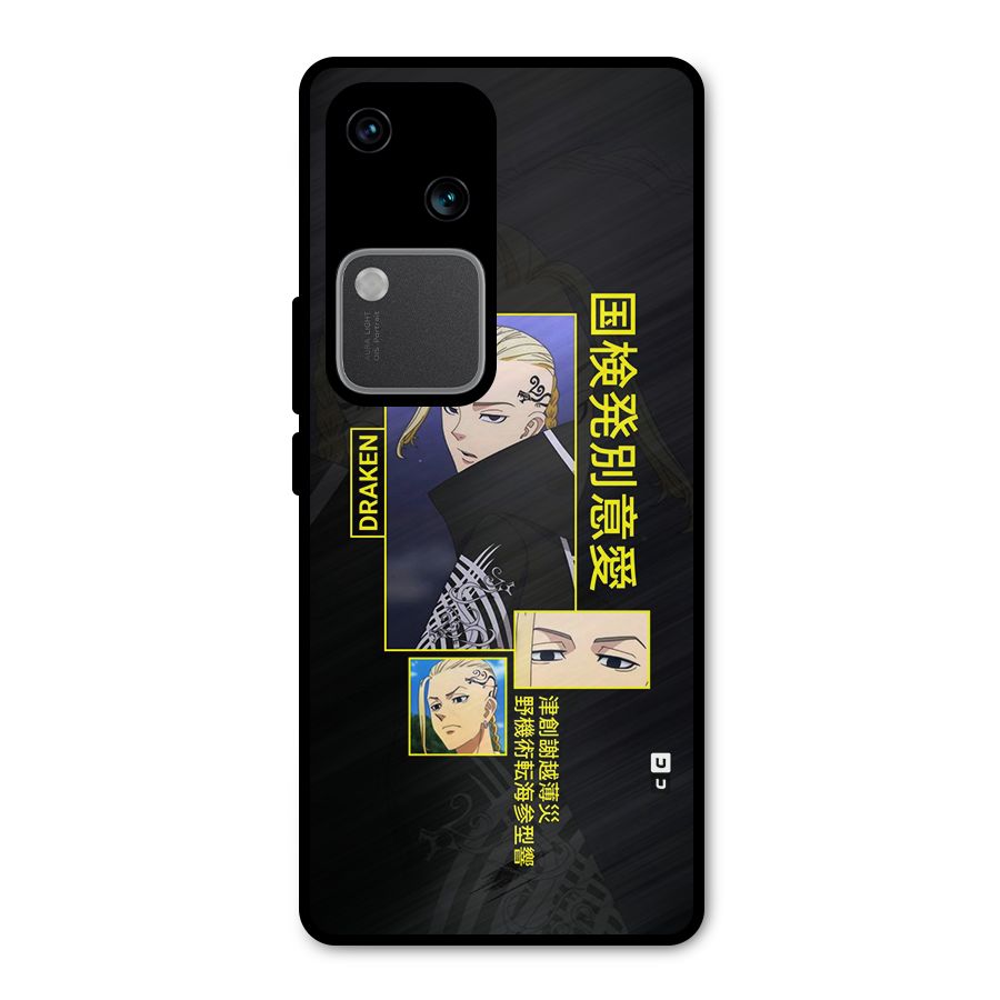 Draken Manji Gang Metal Back Case for Vivo V30 Pro