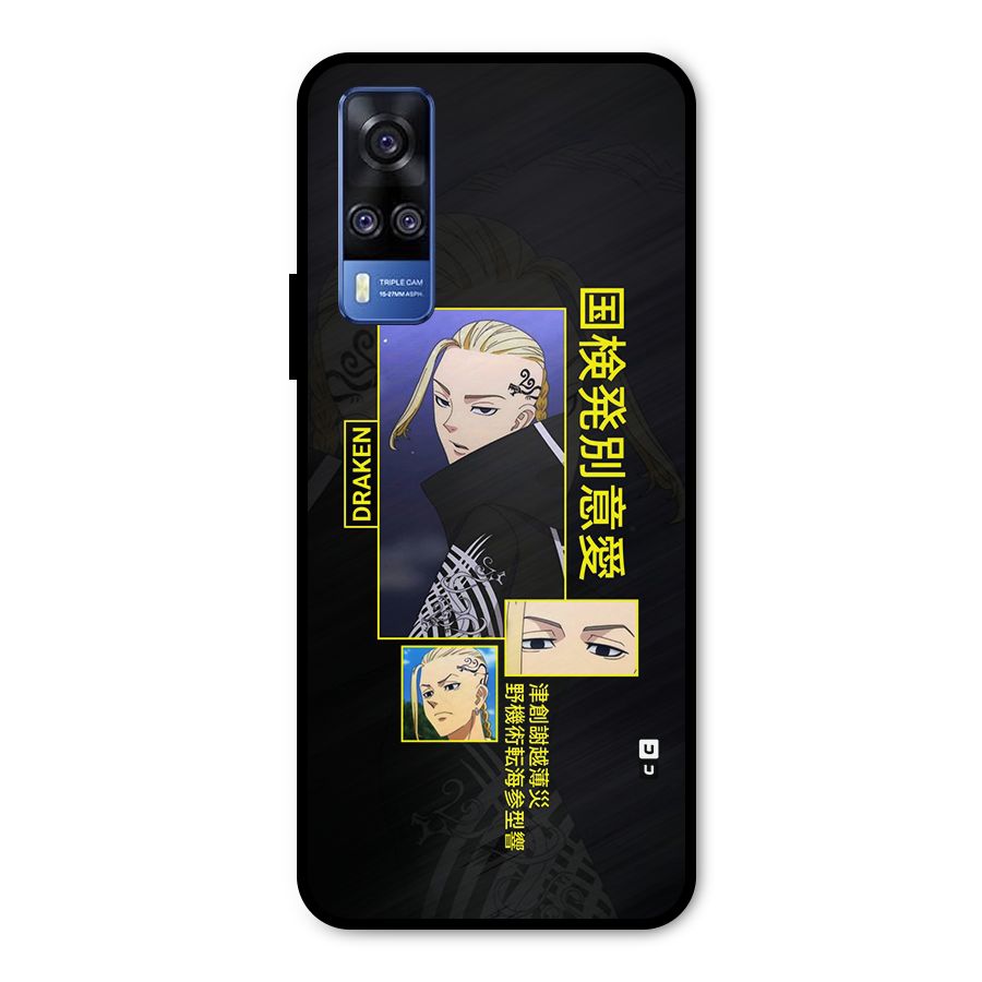 Draken Manji Gang Metal Back Case for Vivo Y31