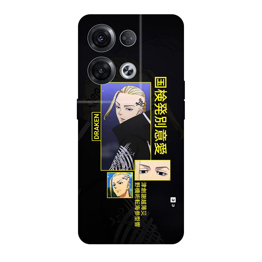 Draken Manji Gang Original Polycarbonate Back Case for Oppo Reno8 Pro 5G
