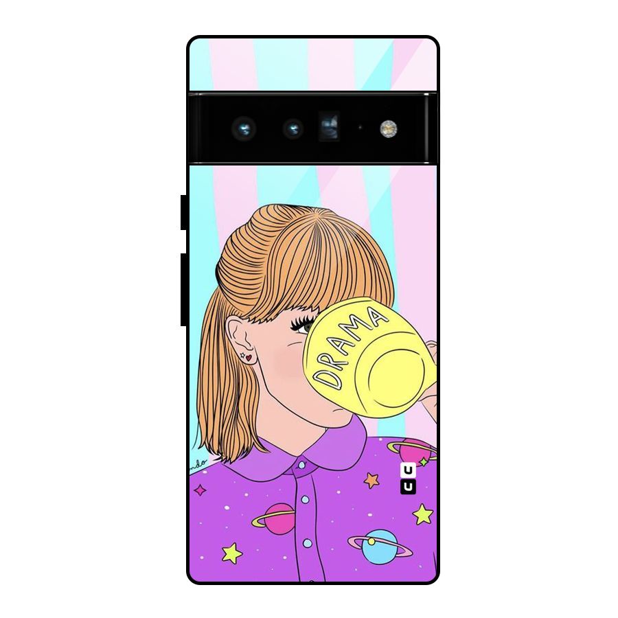 Drama Cup Glass Back Case for Google Pixel 6 Pro