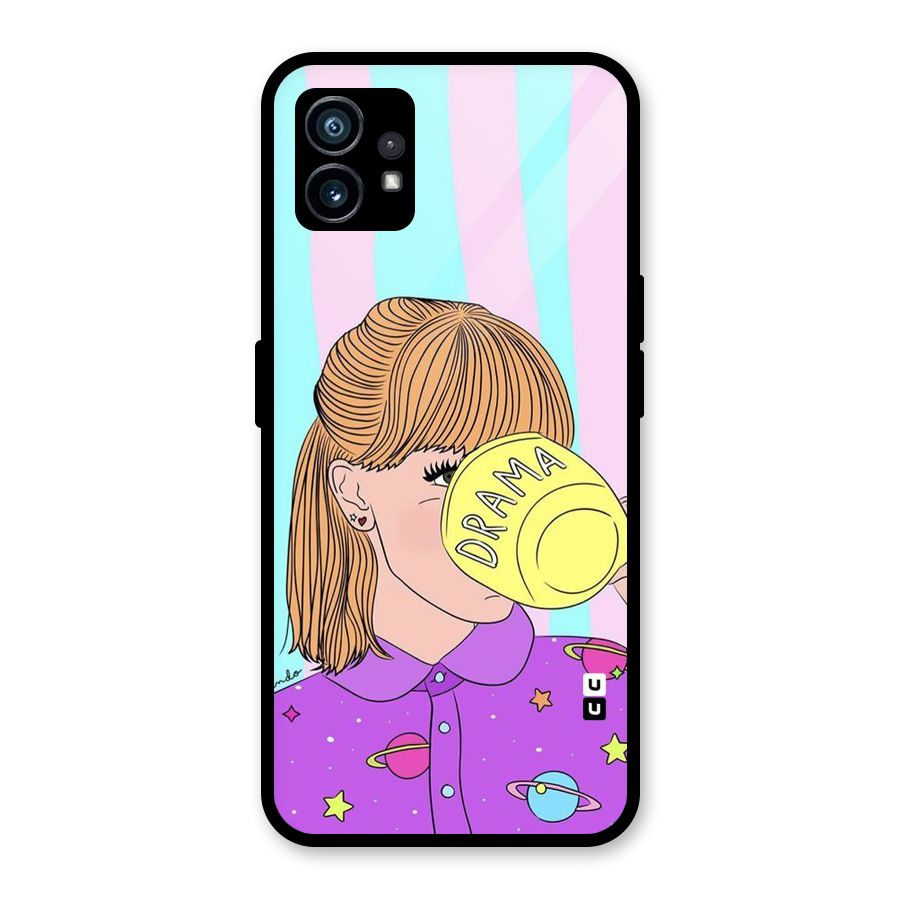 Drama Cup Glass Back Case for Nothing Phone 1