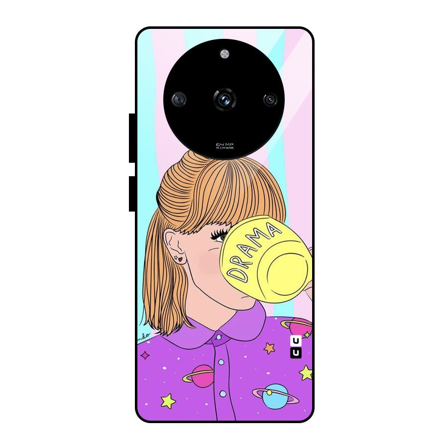 Drama Cup Glass Back Case for Realme Narzo 60 5G