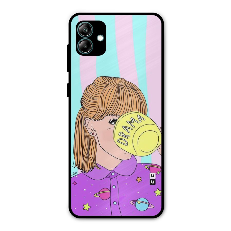 Drama Cup Metal Back Case for Galaxy A04