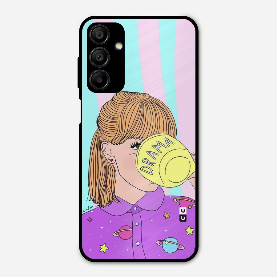 Drama Cup Metal Back Case for Galaxy A15 5G