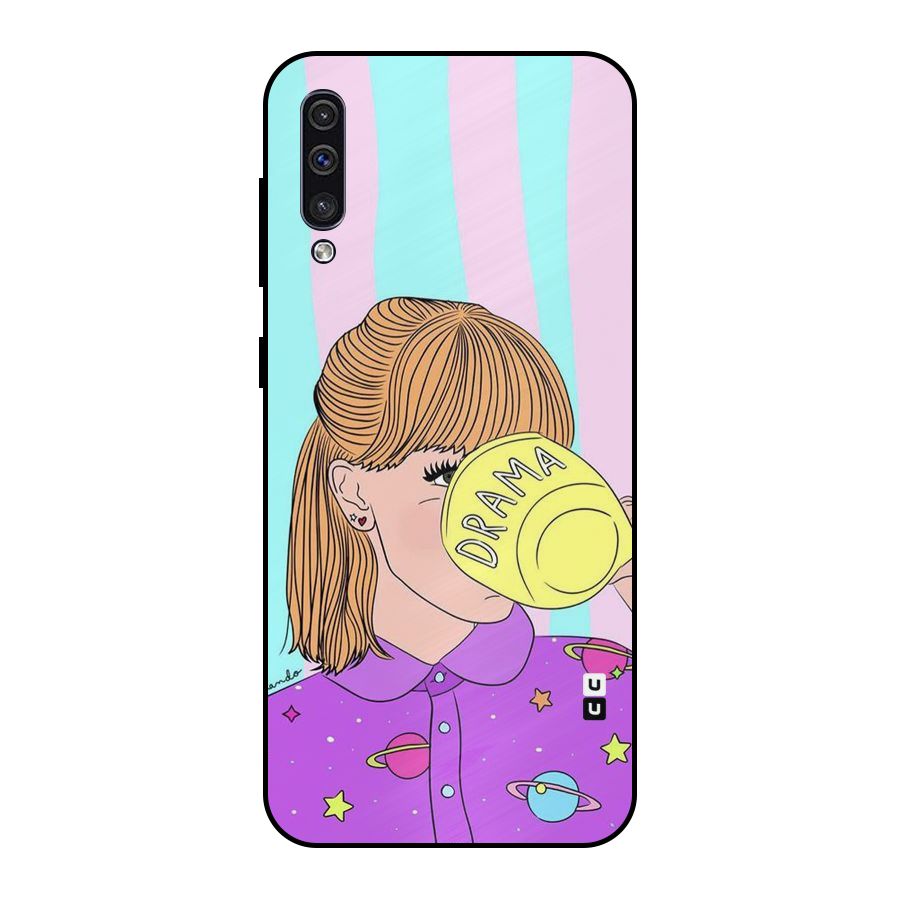 Drama Cup Metal Back Case for Galaxy A50s