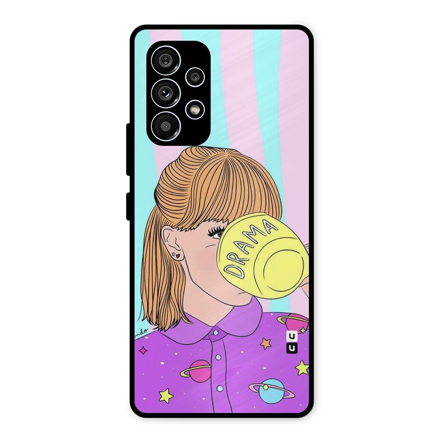 Drama Cup Metal Back Case for Galaxy A53 5G