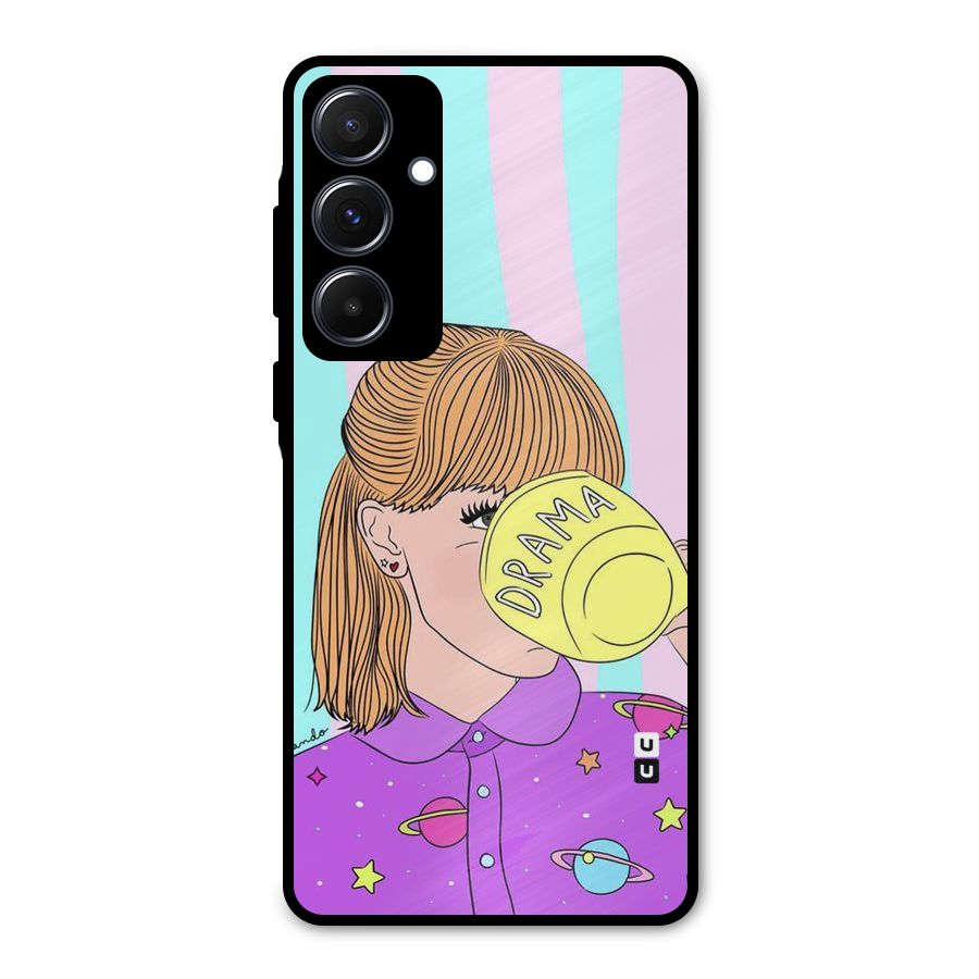 Drama Cup Metal Back Case for Galaxy A55