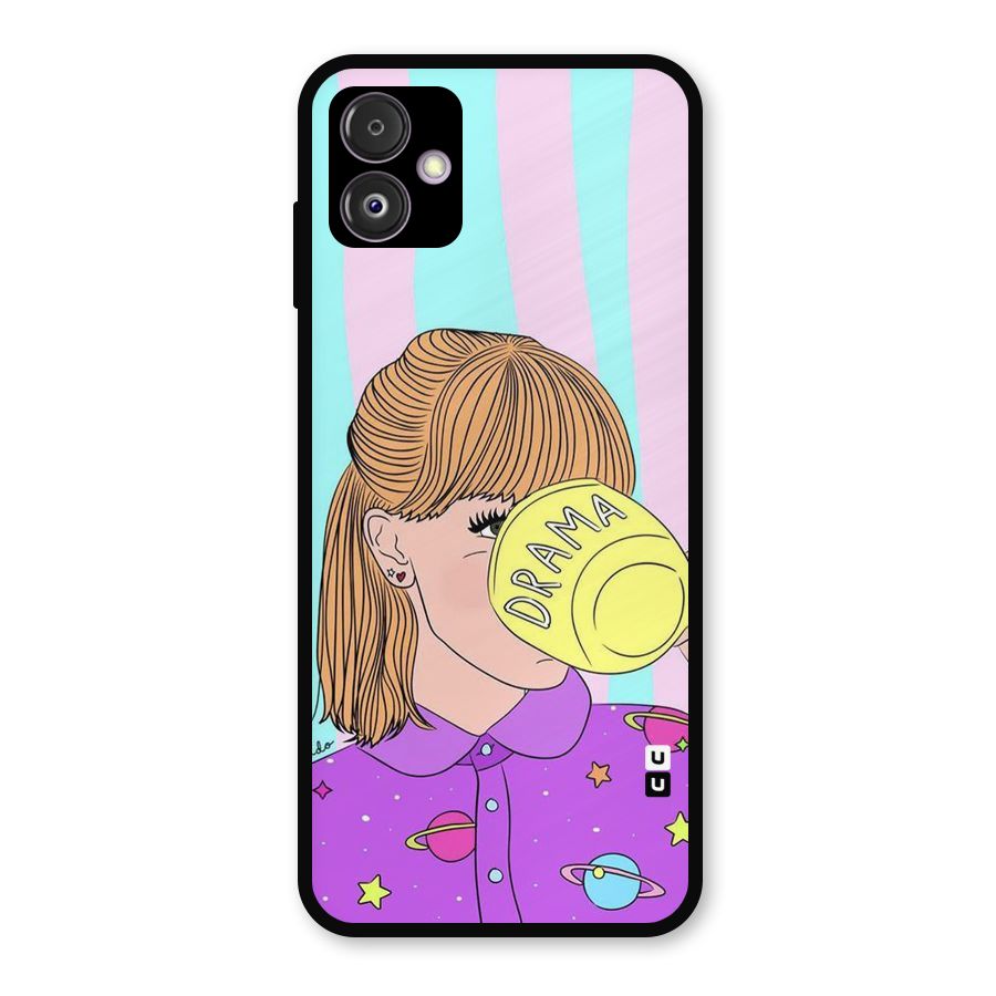Drama Cup Metal Back Case for Galaxy F14