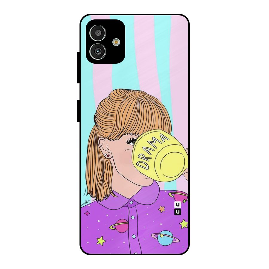 Drama Cup Metal Back Case for Galaxy M13 5G