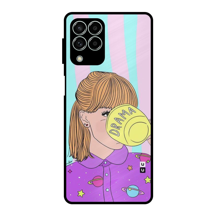 Drama Cup Metal Back Case for Galaxy M33