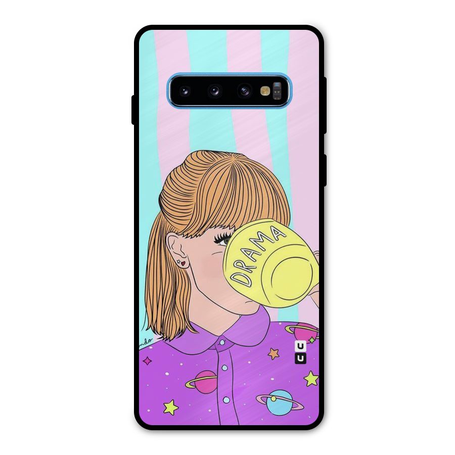Drama Cup Metal Back Case for Galaxy S10