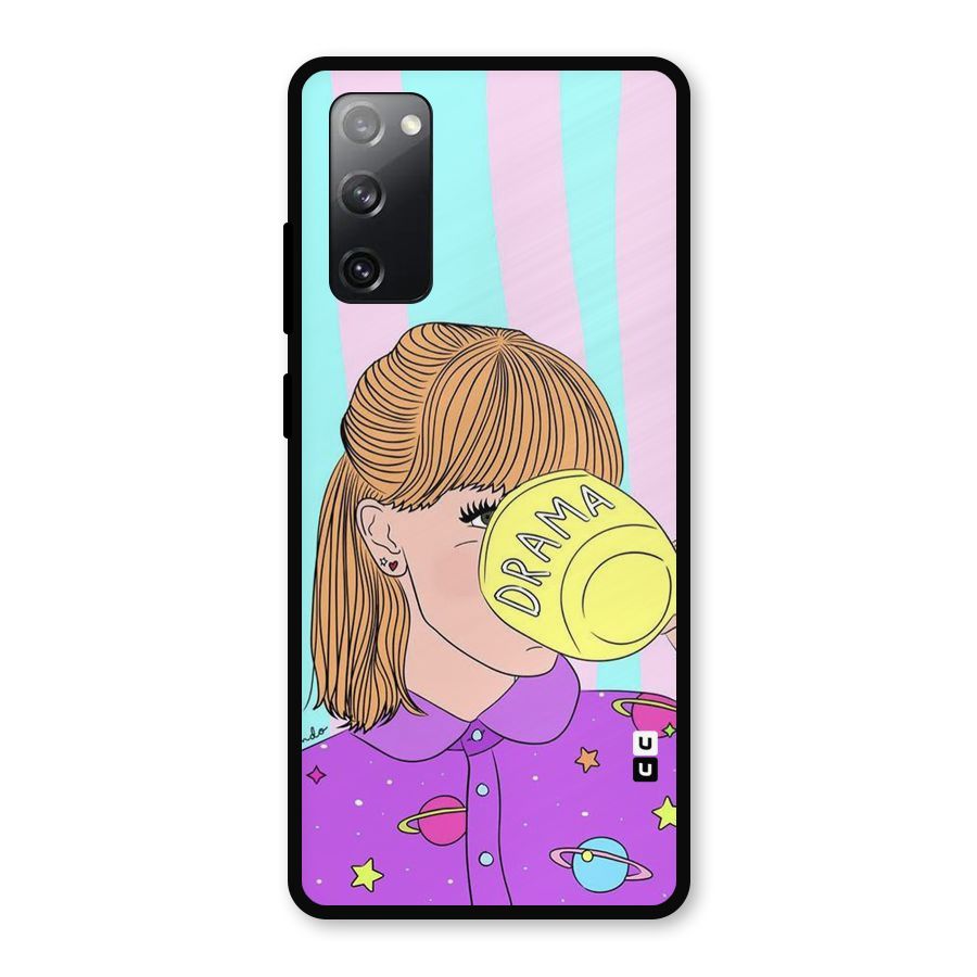 Drama Cup Metal Back Case for Galaxy S20 FE 5G