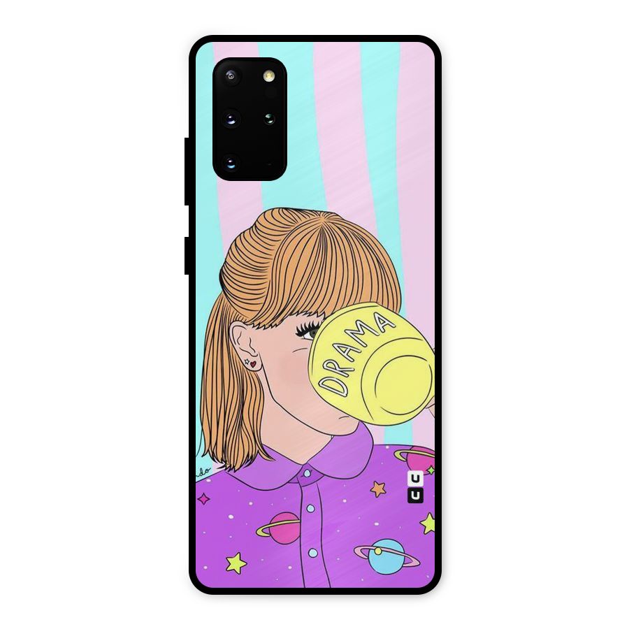 Drama Cup Metal Back Case for Galaxy S20 Plus