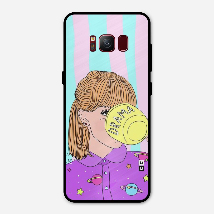 Drama Cup Metal Back Case for Galaxy S8