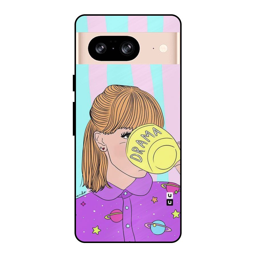 Drama Cup Metal Back Case for Google Pixel 8