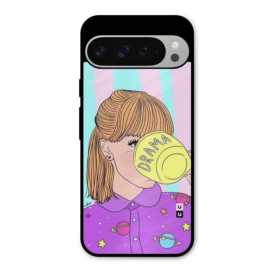 Drama Cup Metal Back Case for Google Pixel 9 Pro XL