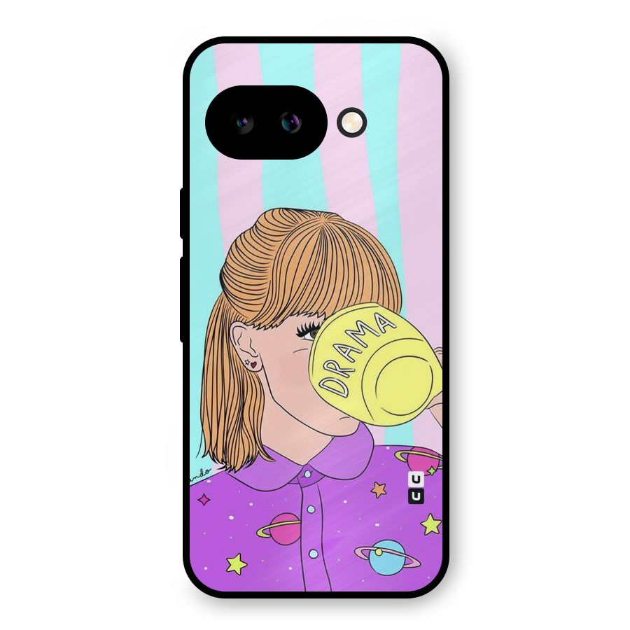 Drama Cup Metal Back Case for Google Pixel 9a