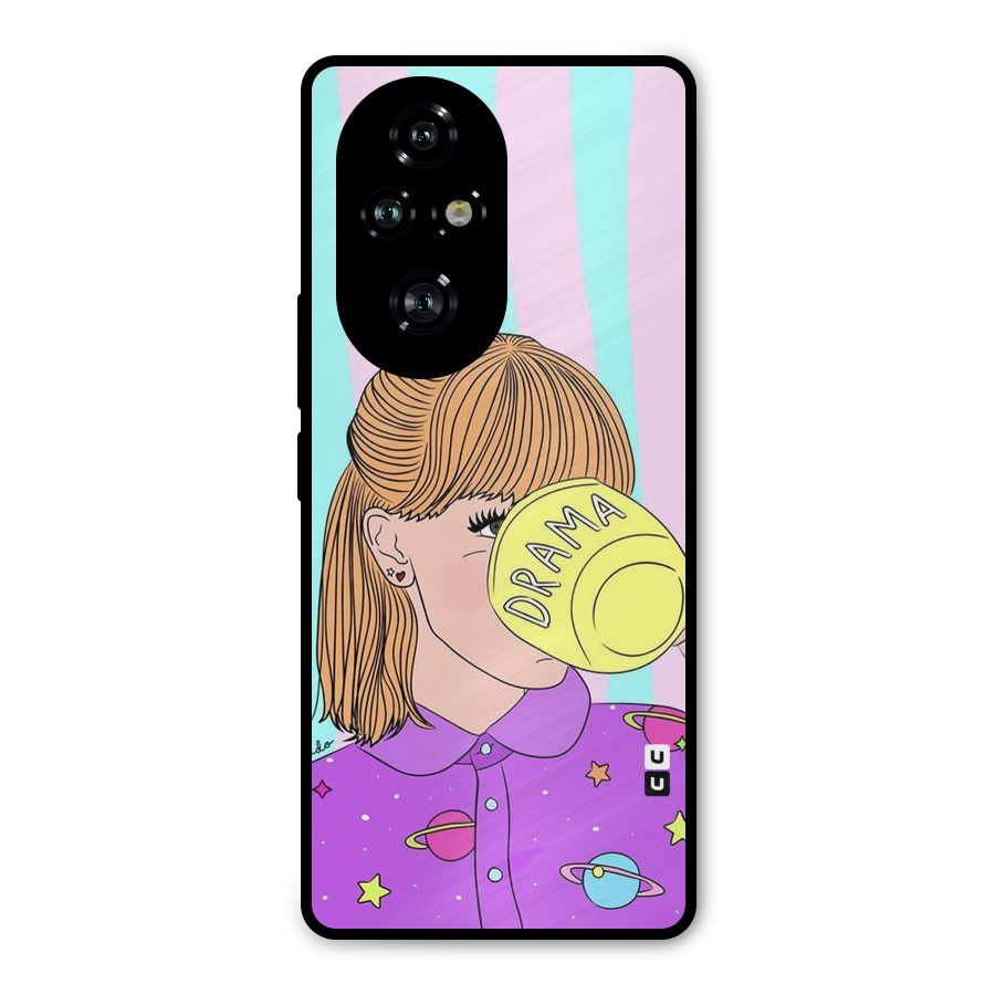 Drama Cup Metal Back Case for Honor 200 Pro