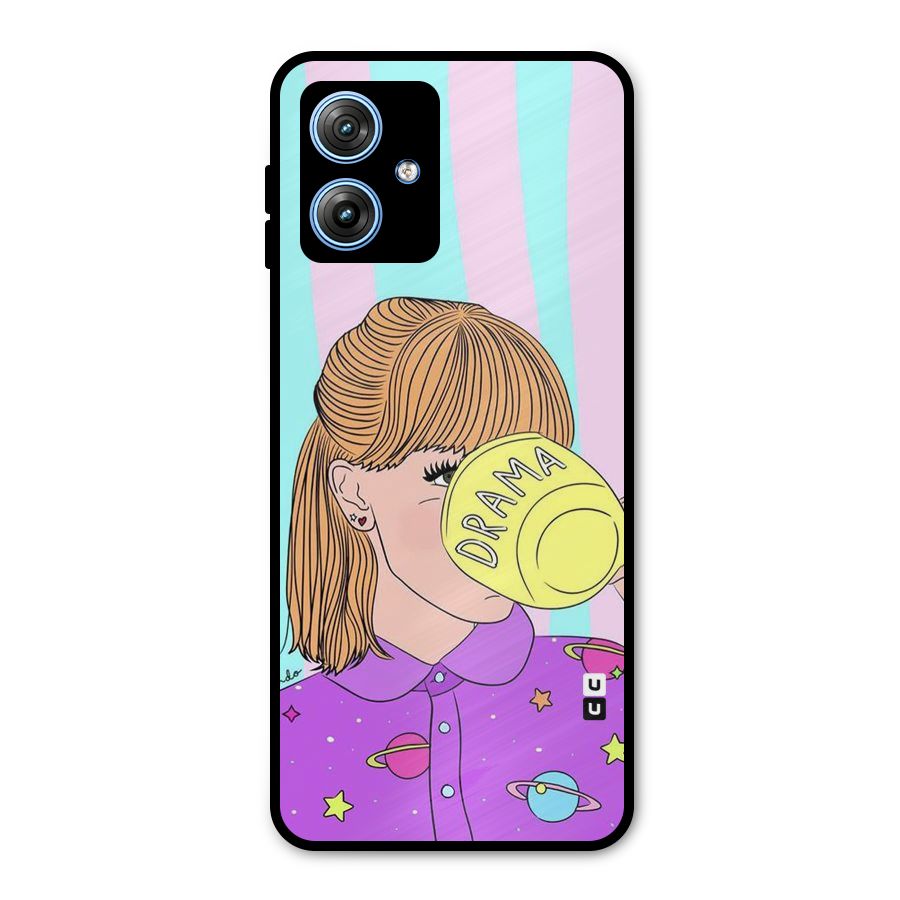 Drama Cup Metal Back Case for Moto G54