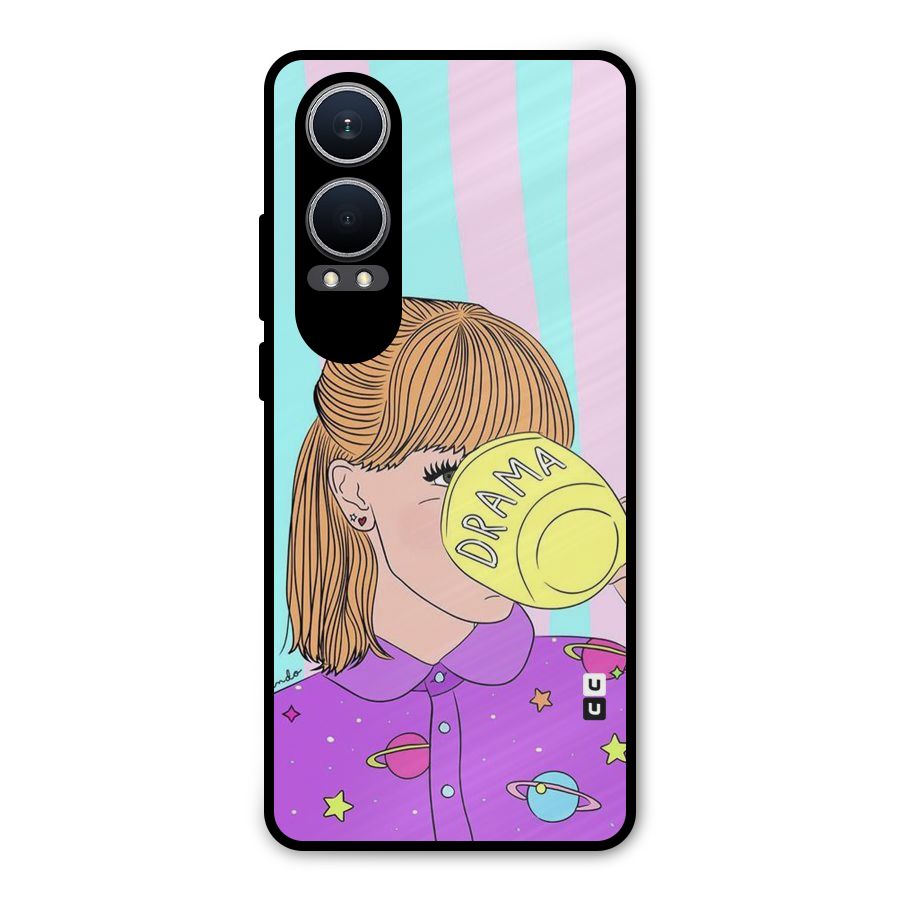 Drama Cup Metal Back Case for OnePlus Nord CE4 Lite