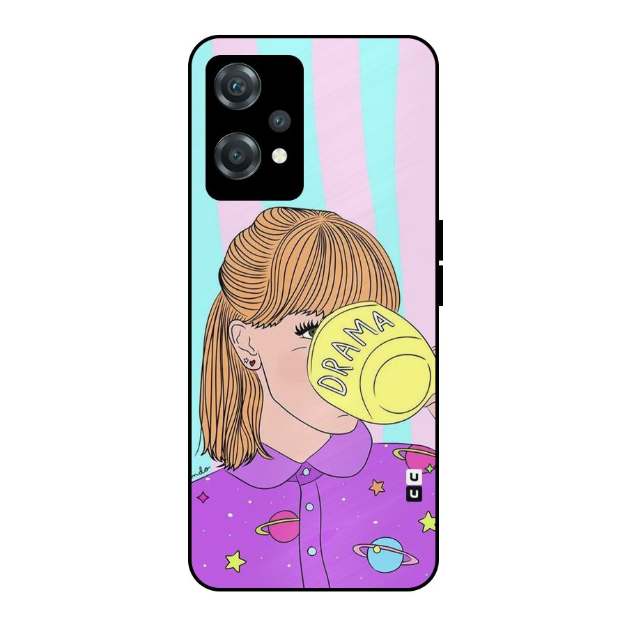 Drama Cup Metal Back Case for OnePlus Nord CE 2 Lite 5G