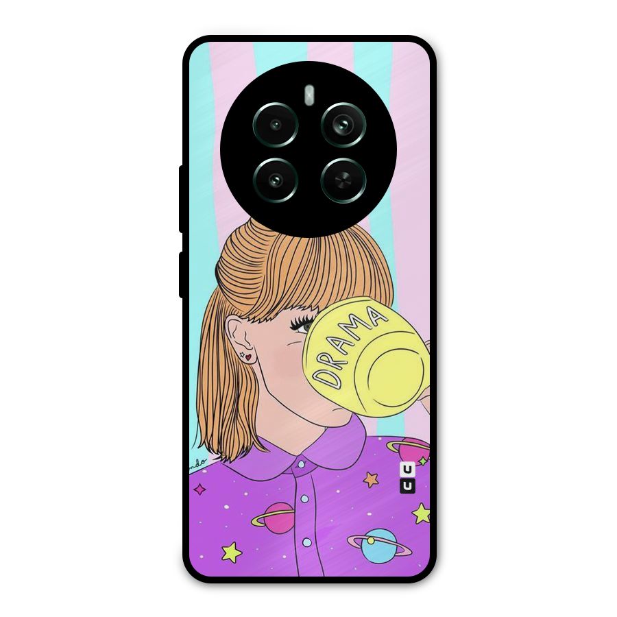 Drama Cup Metal Back Case for Realme 12 Pro Plus