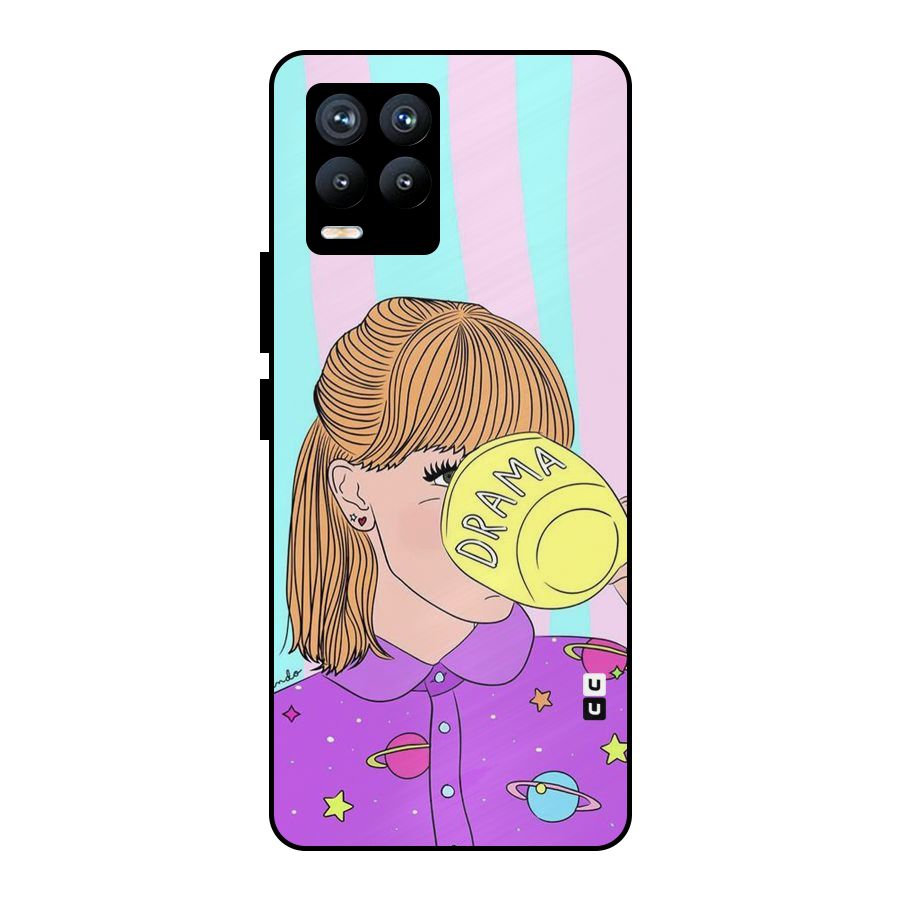 Drama Cup Metal Back Case for Realme 8 Pro