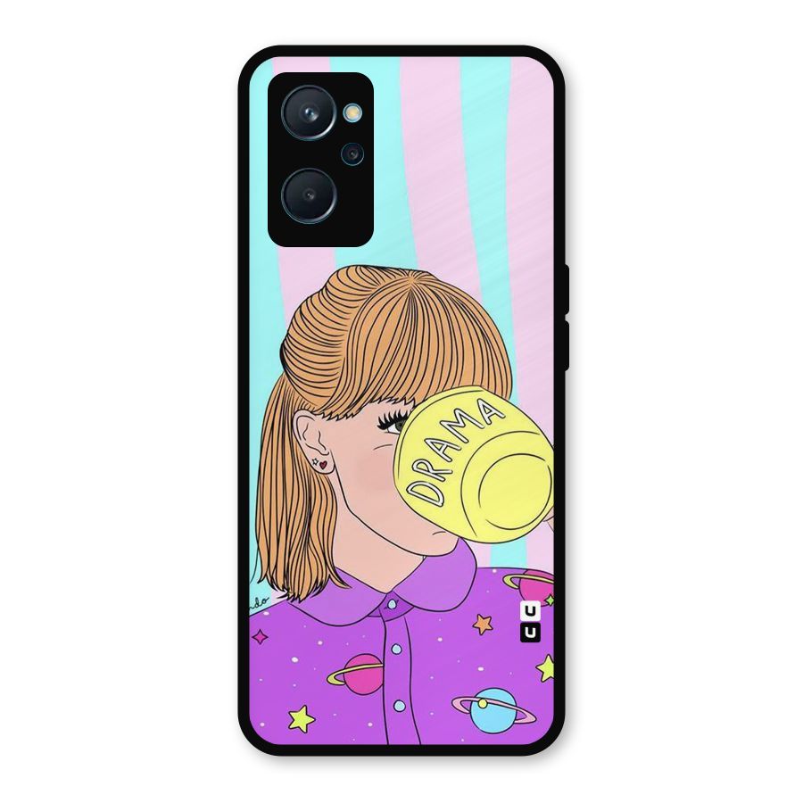 Drama Cup Metal Back Case for Realme 9i