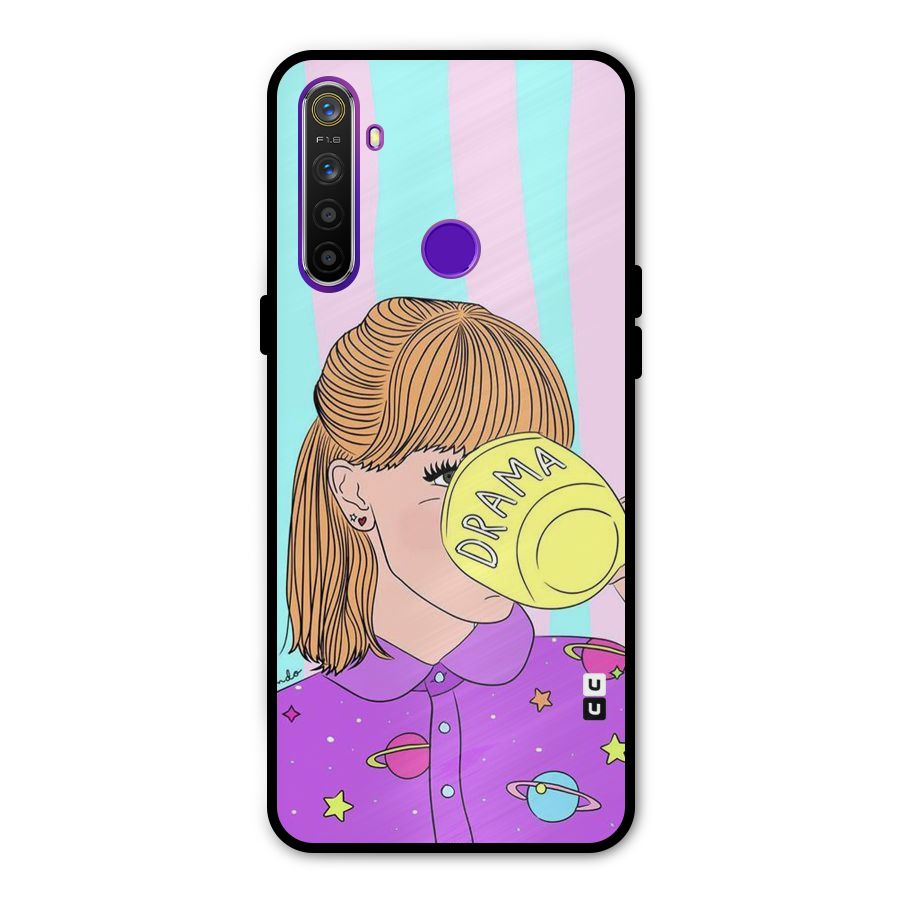 Drama Cup Metal Back Case for Realme Narzo 10