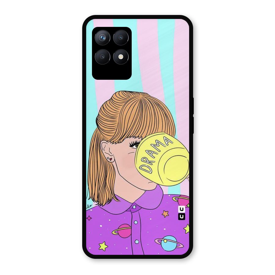 Drama Cup Metal Back Case for Realme Narzo 50