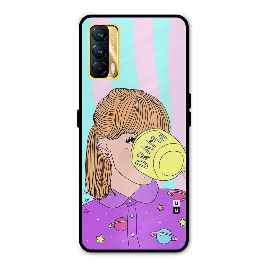Drama Cup Metal Back Case for Realme X7