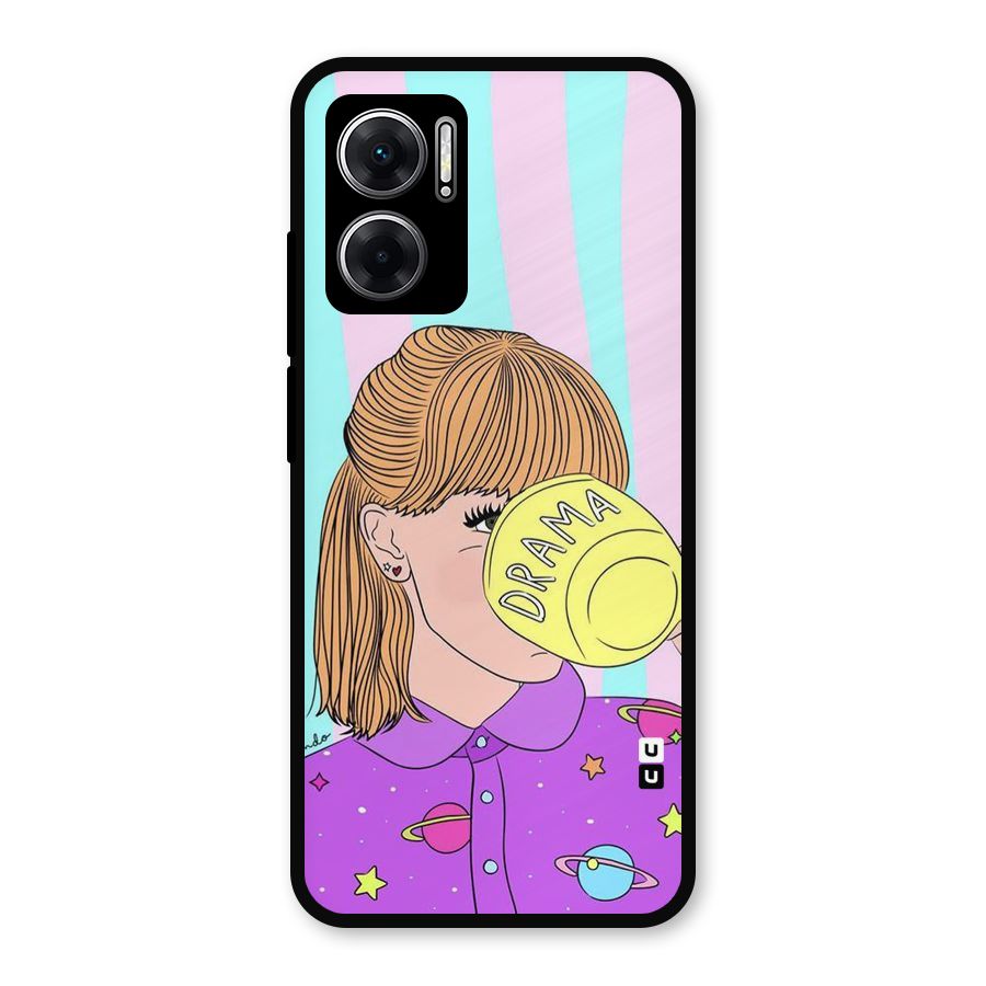 Drama Cup Metal Back Case for Redmi 11 Prime 5G