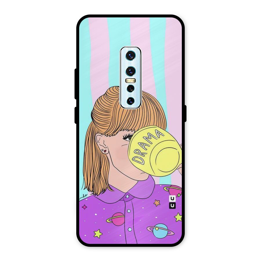 Drama Cup Metal Back Case for Vivo V17 Pro