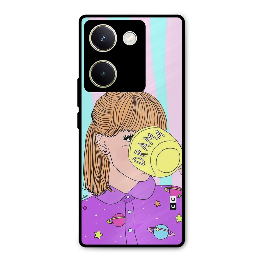 Drama Cup Metal Back Case for Vivo Y200 Pro