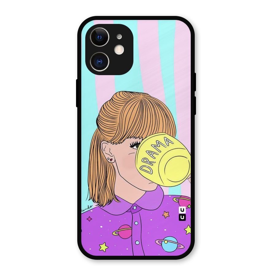 Drama Cup Metal Back Case for iPhone 12