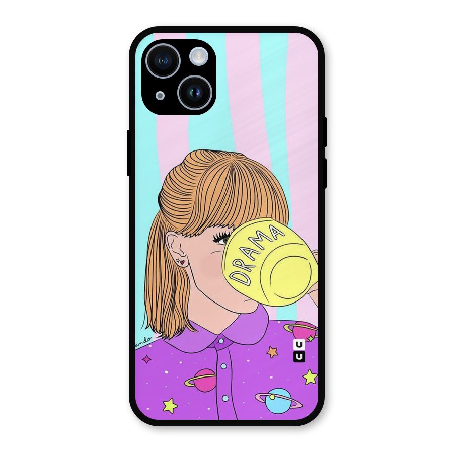 Drama Cup Metal Back Case for iPhone 14