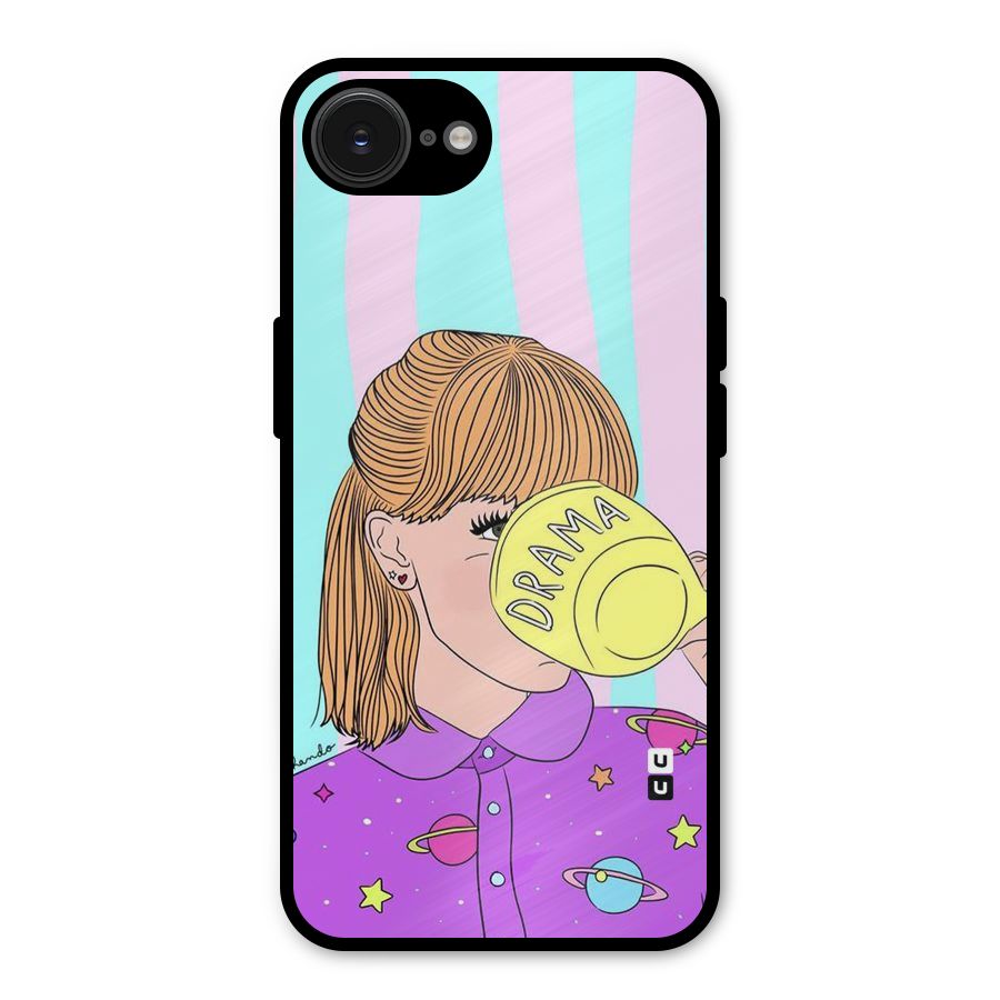 Drama Cup Metal Back Case for iPhone 16e