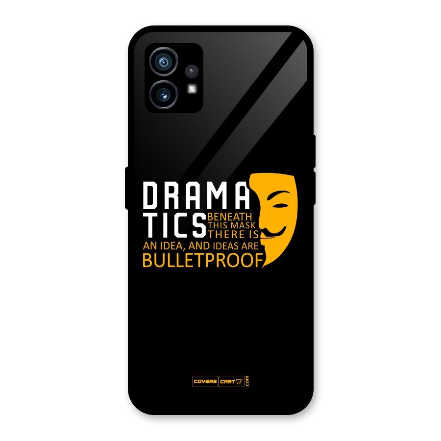 Dramatics Glass Back Case for Nothing Phone 1