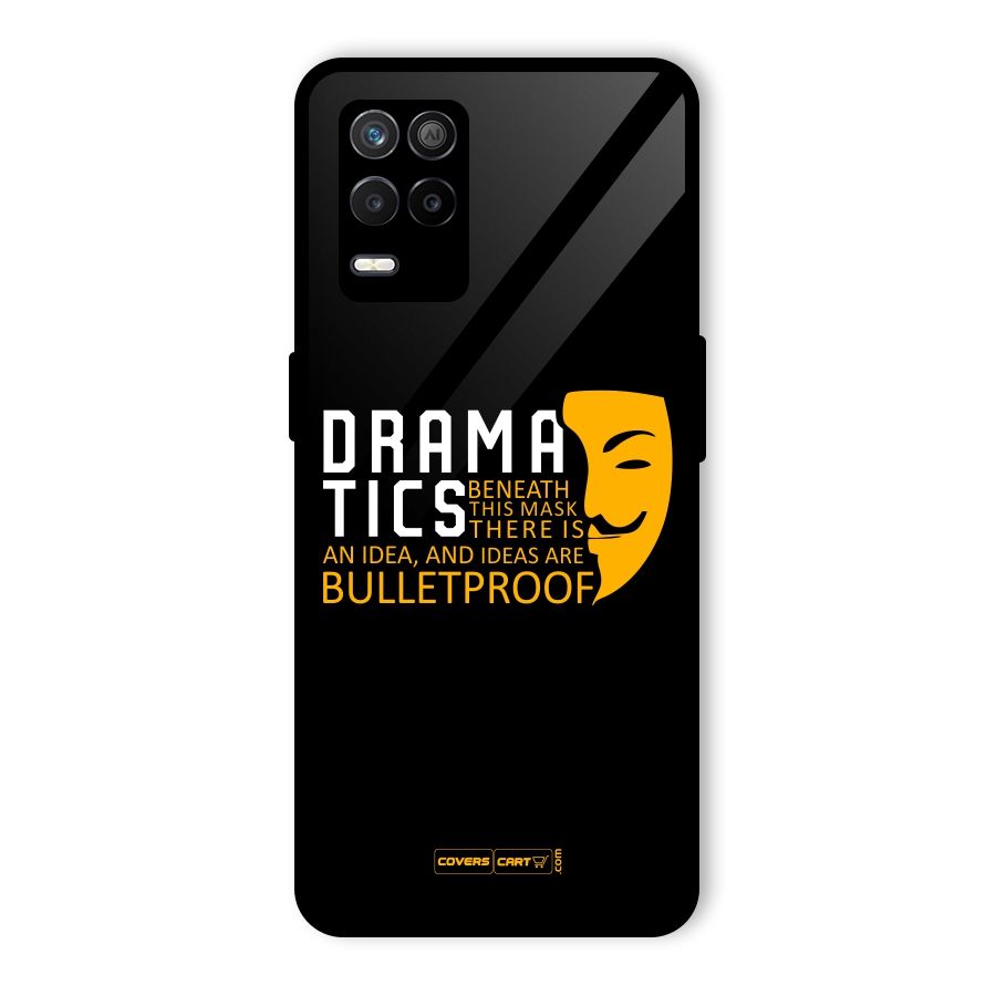 Dramatics Glass Back Case for Realme 8s 5G