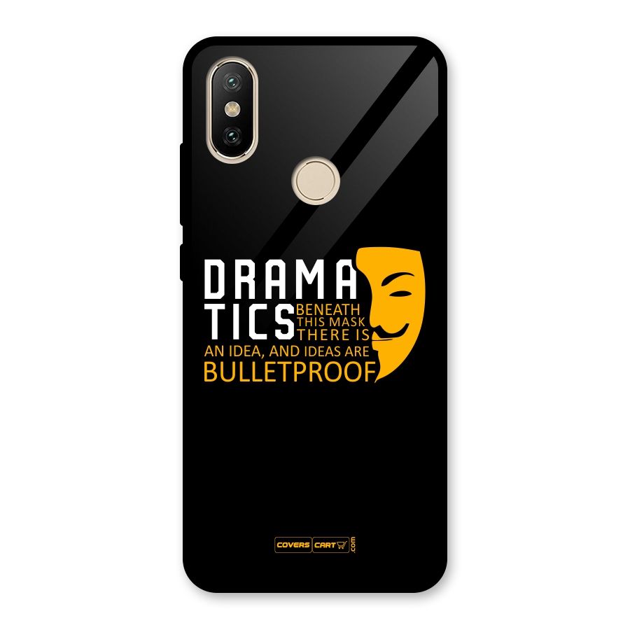 Dramatics Glass Back Case for Redmi A2