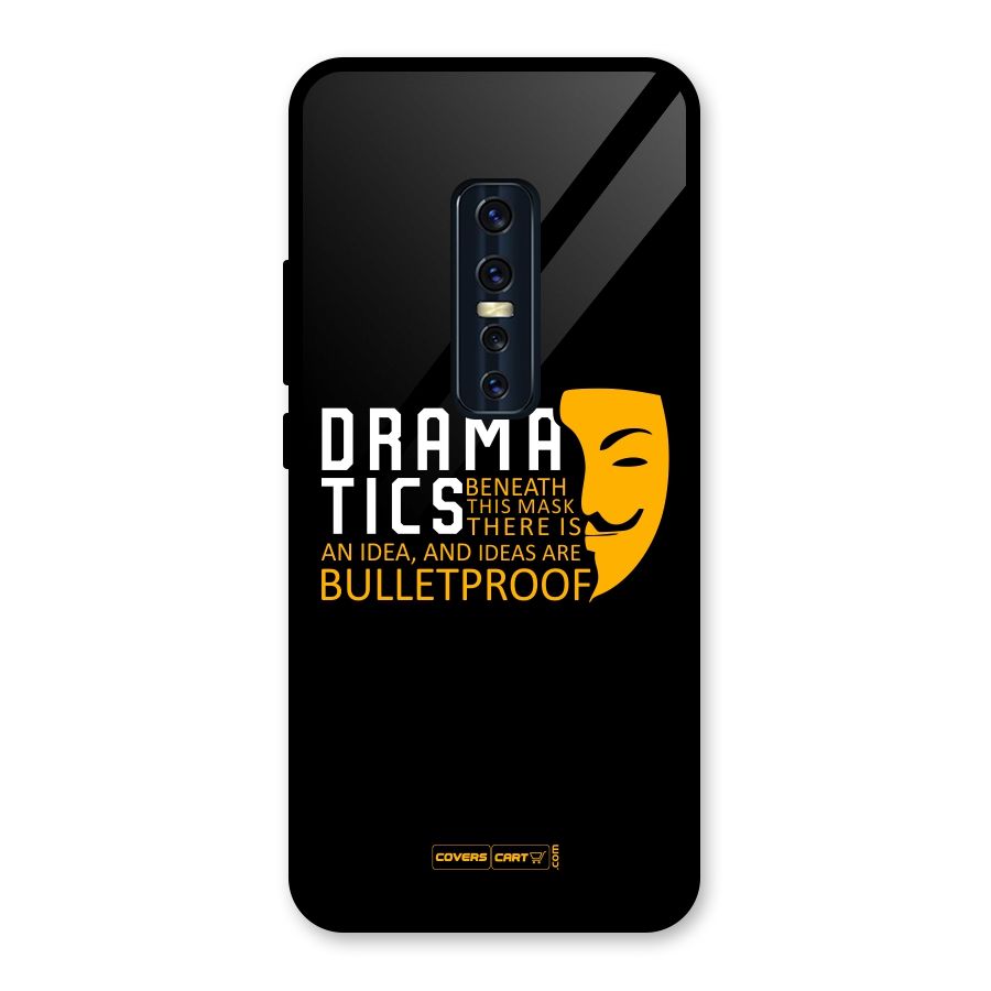 Dramatics Glass Back Case for Vivo V17 Pro