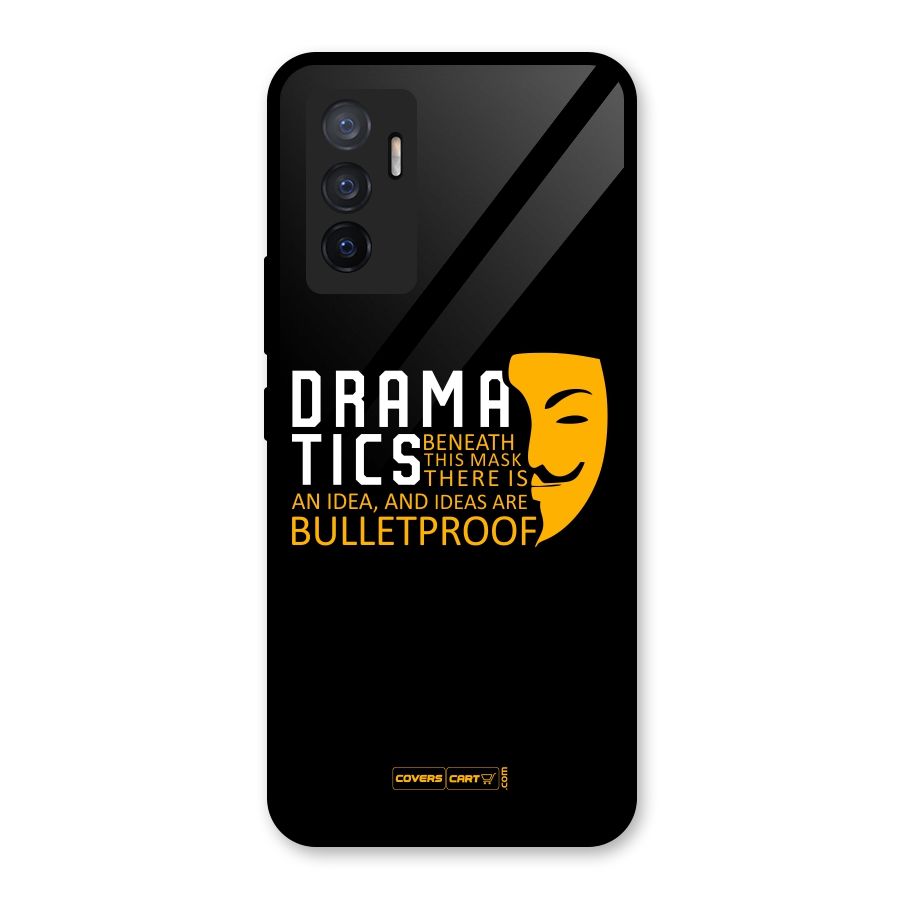 Dramatics Glass Back Case for Vivo V23e